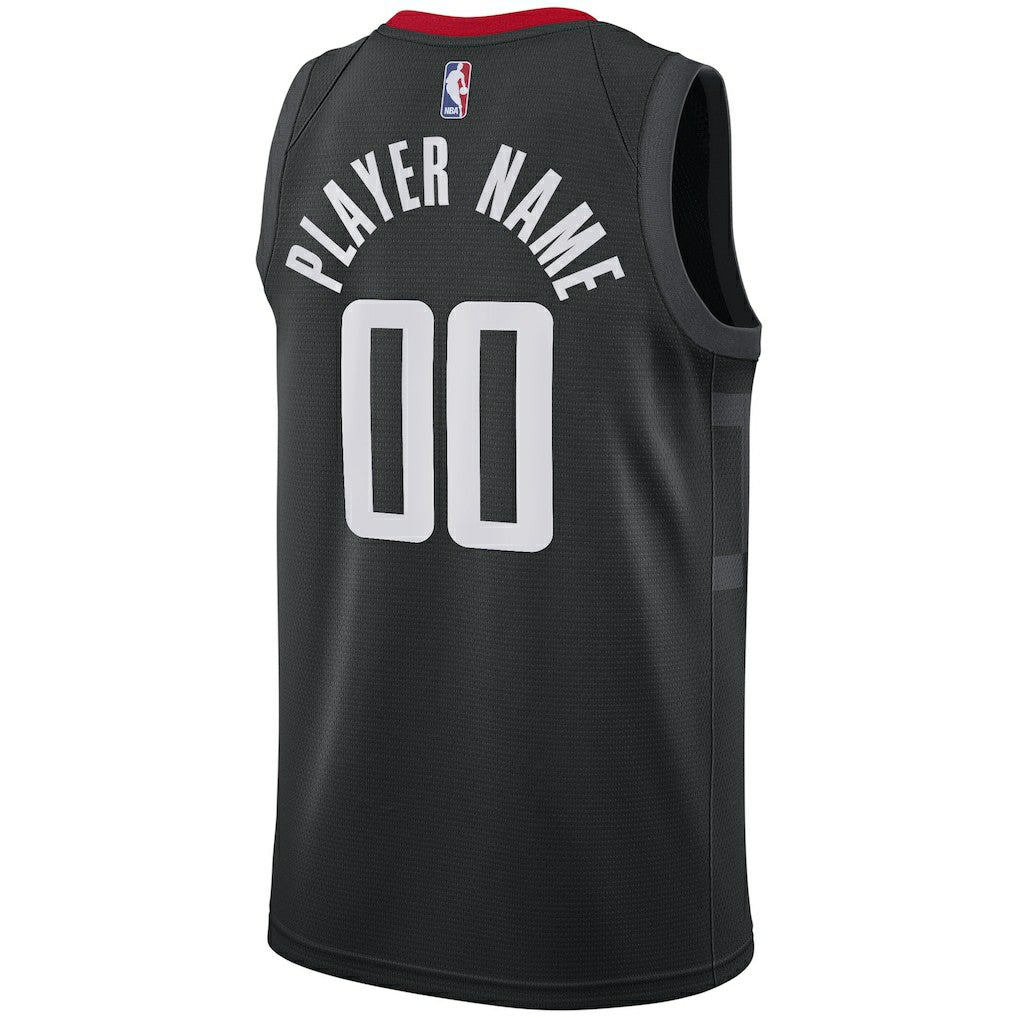 Nike Houston Rockets Swingman Custom Jersey Black Statement Edition