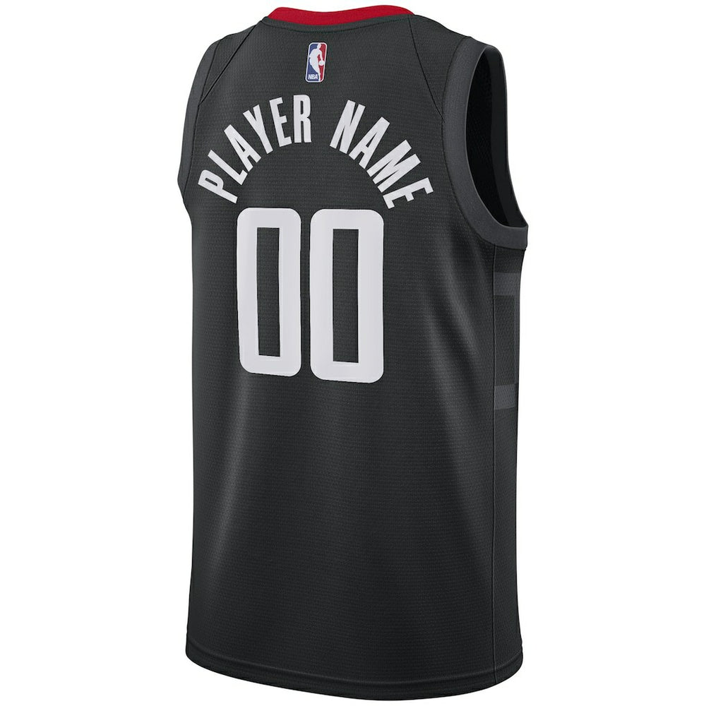 Nike Houston Rockets Swingman Custom Jersey Black Statement Edition