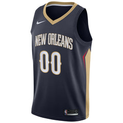 Nike New Orleans Pelicans Swingman Custom Jersey Navy Icon Edition