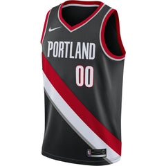 Nike Portland Trail Blazers Swingman Custom Jersey Black Icon Edition