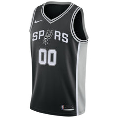 Nike San Antonio Spurs Swingman Custom Jersey Black Icon Edition