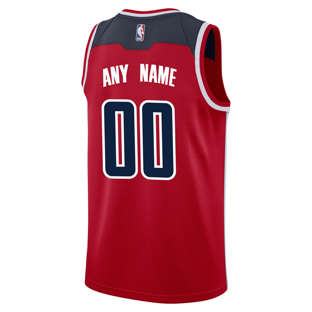 Nike Washington Wizards Swingman Custom Jersey Red Icon Edition