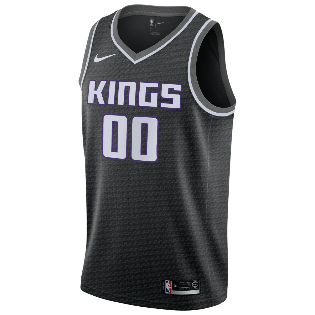 Nike Sacramento Kings Swingman Custom Jersey Black Statement Edition