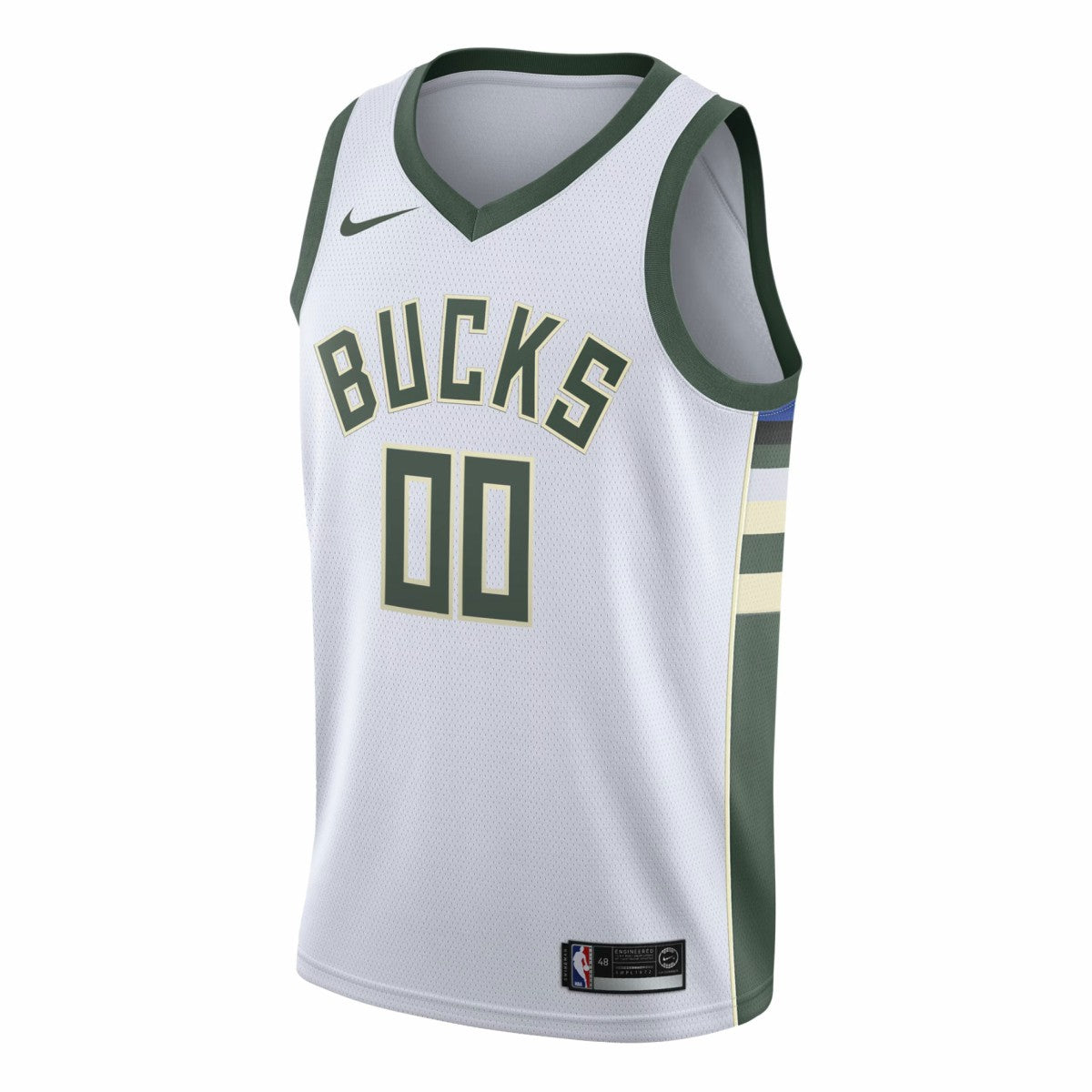 Nike Milwaukee Bucks Swingman Custom Jersey White Association Edition