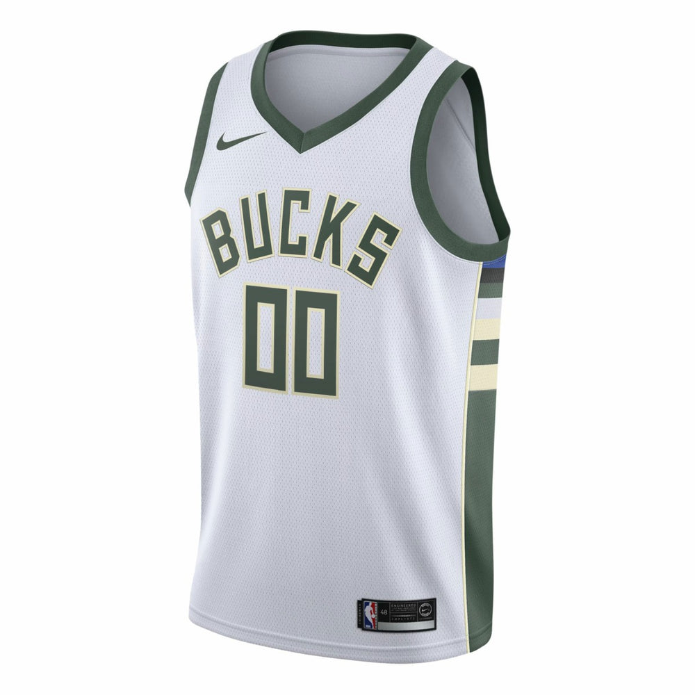 Nike Milwaukee Bucks Swingman Custom Jersey White Association Edition