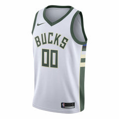Nike Milwaukee Bucks Swingman Custom Jersey White Association Edition