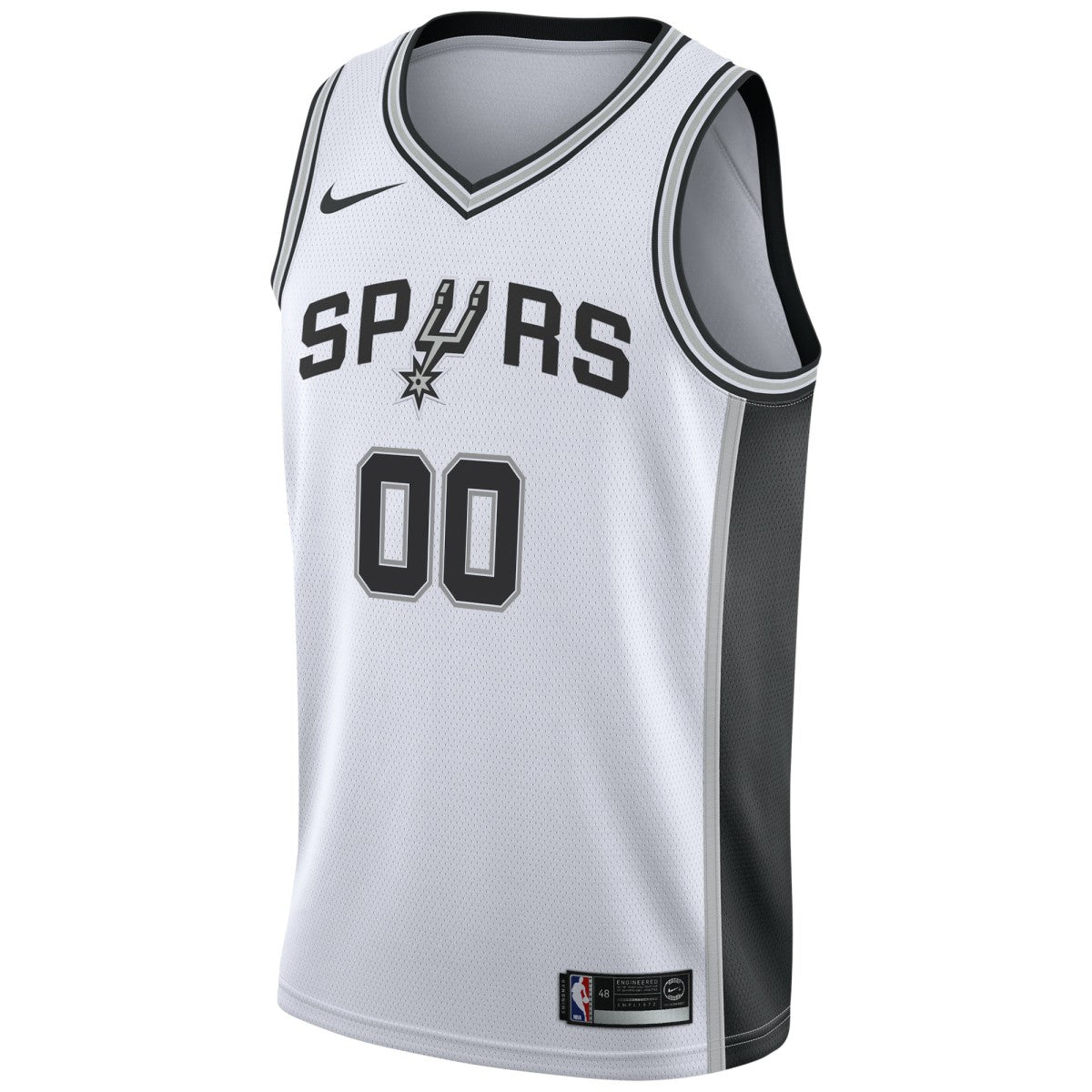 Nike San Antonio Spurs Custom Swingman Jersey White Association Edition