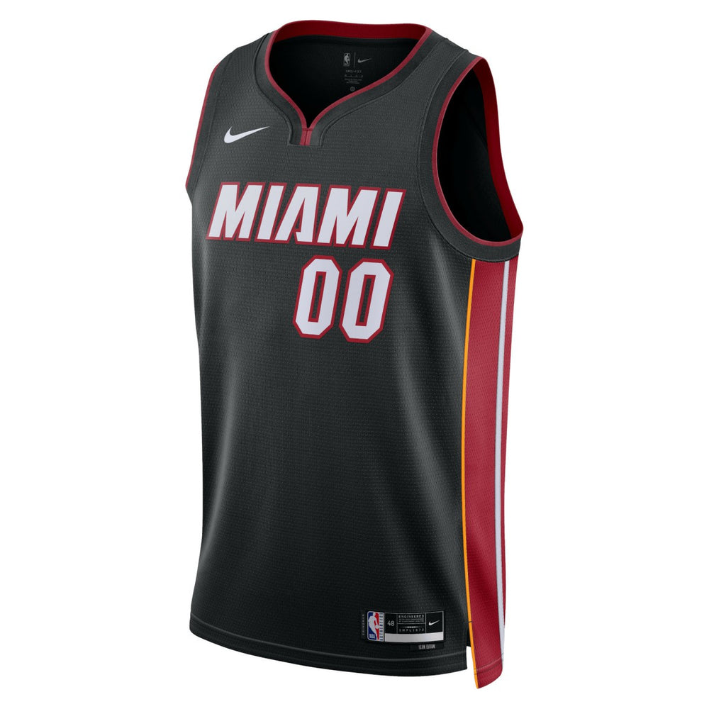 Nike Miami Heat Unisex Swingman Custom Jersey Black Icon Edition