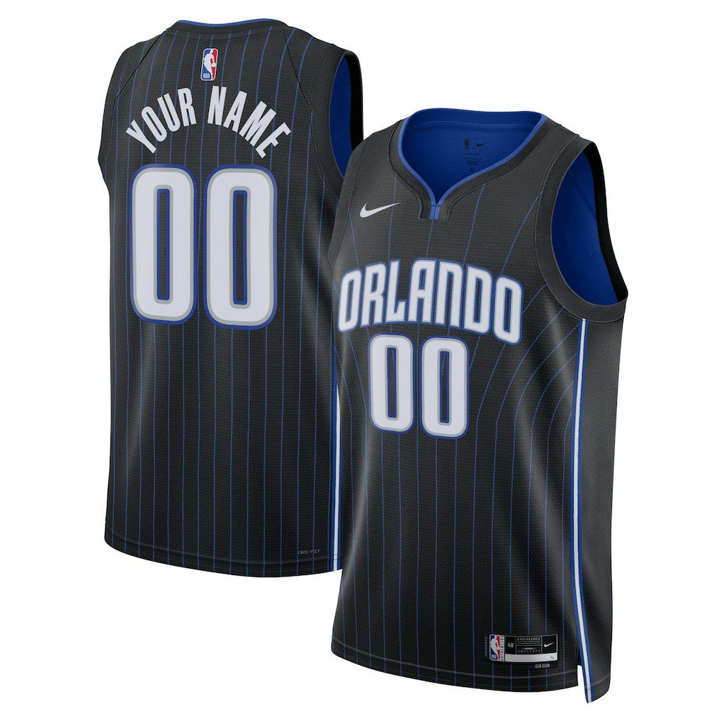 Nike Orlando Magic Unisex Swingman Custom Jersey Black Icon Edition