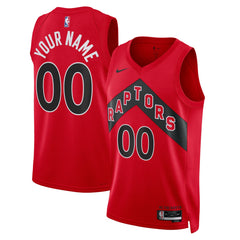 Nike Toronto Raptors Unisex Swingman Custom Jersey Red Icon Edition