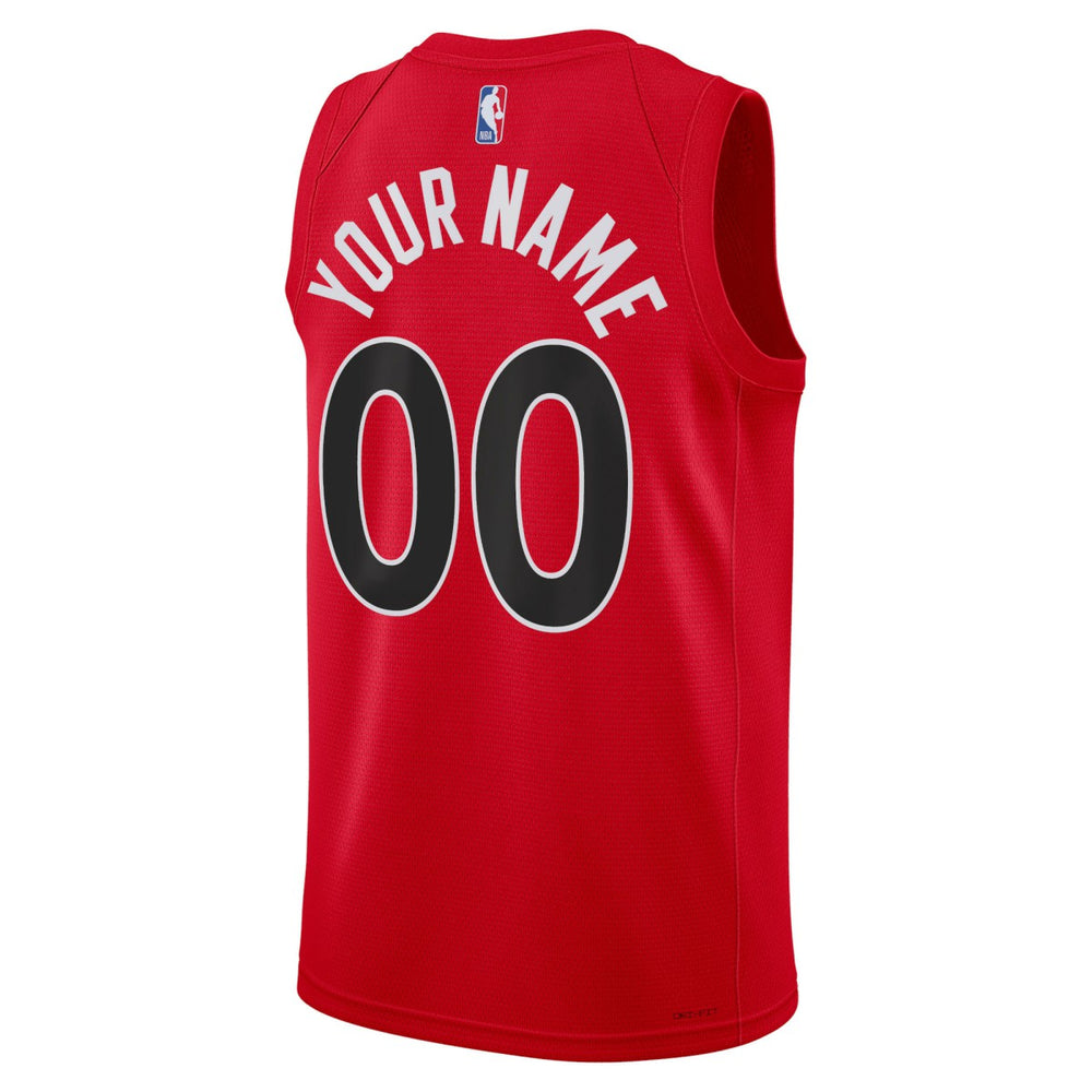Nike Toronto Raptors Unisex Swingman Custom Jersey Red Icon Edition