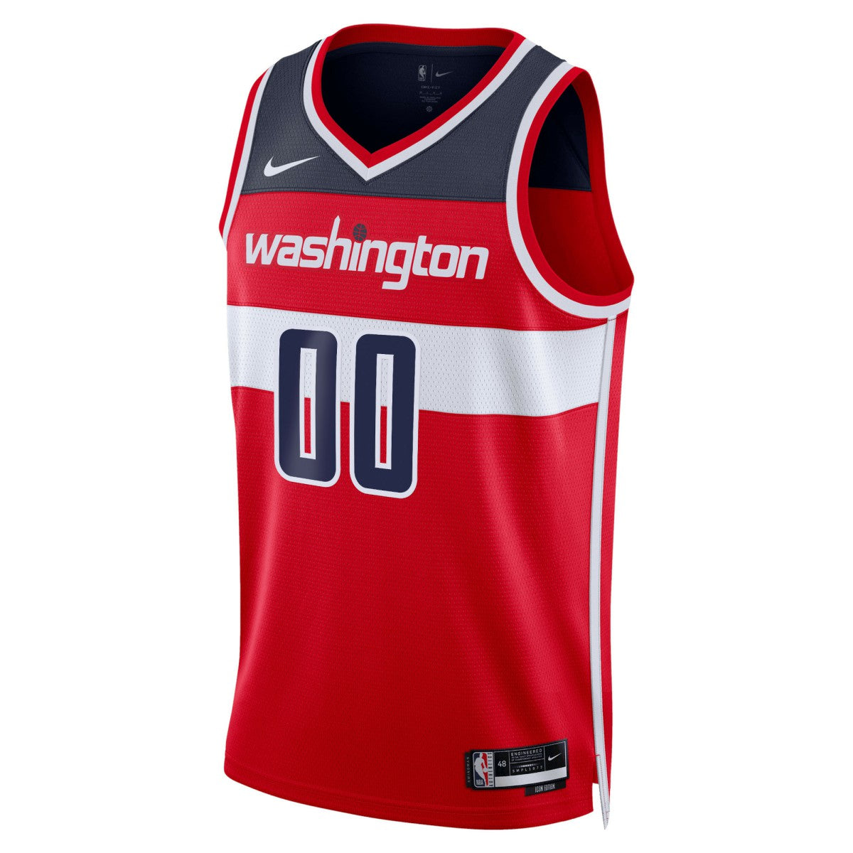 Nike Washington Wizards Unisex Swingman Custom Jersey Red Icon Edition