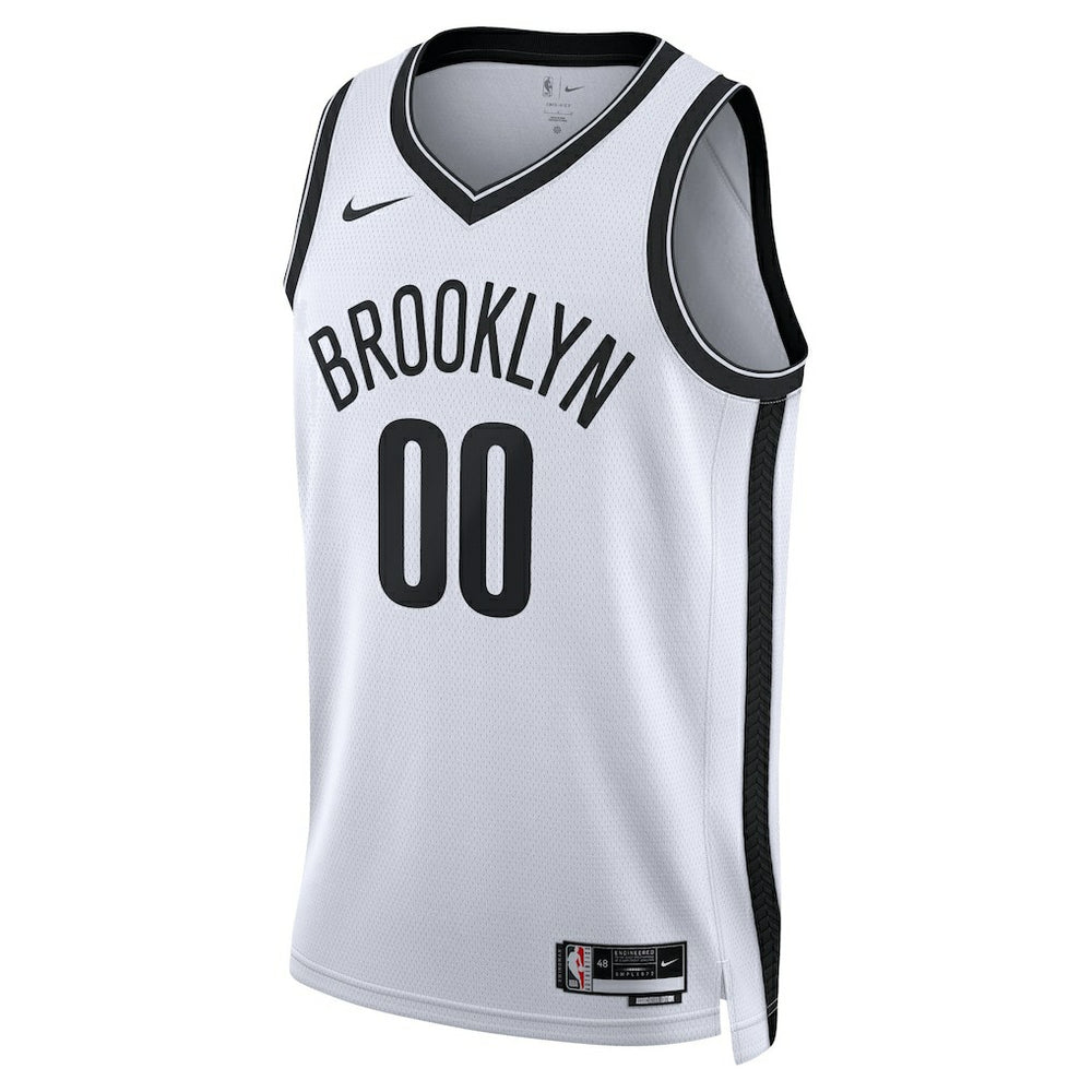 Nike Brooklyn Nets Unisex Swingman Custom Jersey White Association Edition