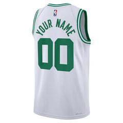 Nike Boston Celtics Unisex Swingman Custom Jersey White Association Edition