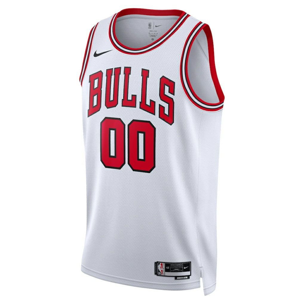 Nike Chicago Bulls Unisex Swingman Custom Jersey White Association Edition