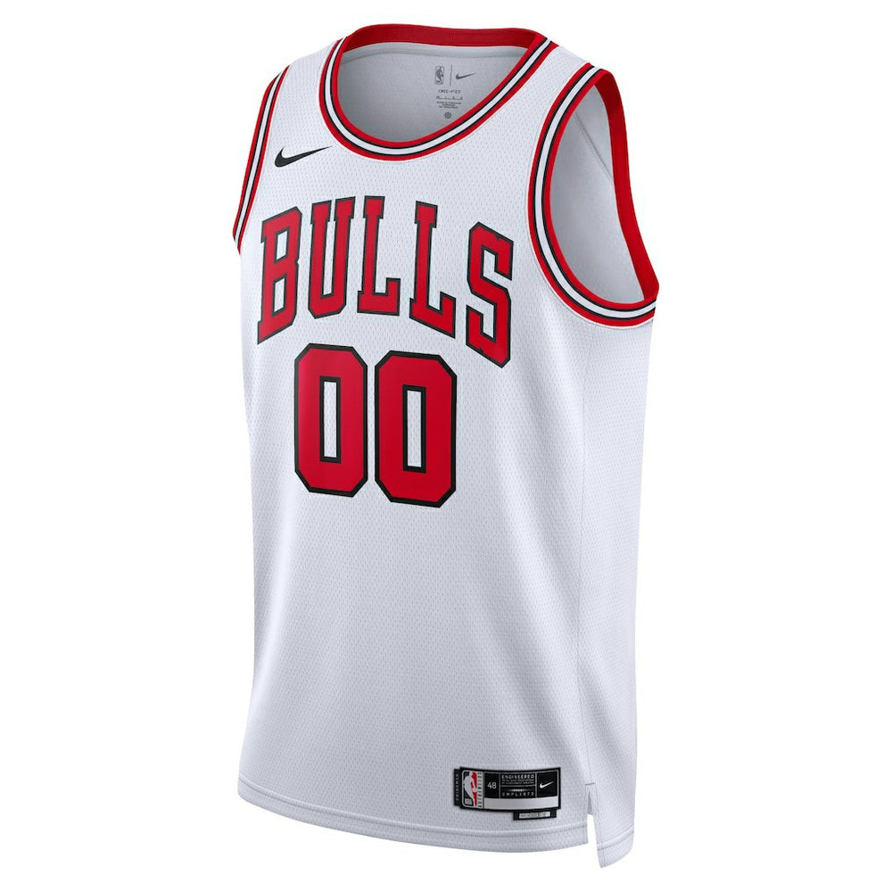 Nike Chicago Bulls Unisex Swingman Custom Jersey White Association Edition