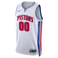 Nike Detroit Pistons Unisex Swingman Custom Jersey White Association Edition