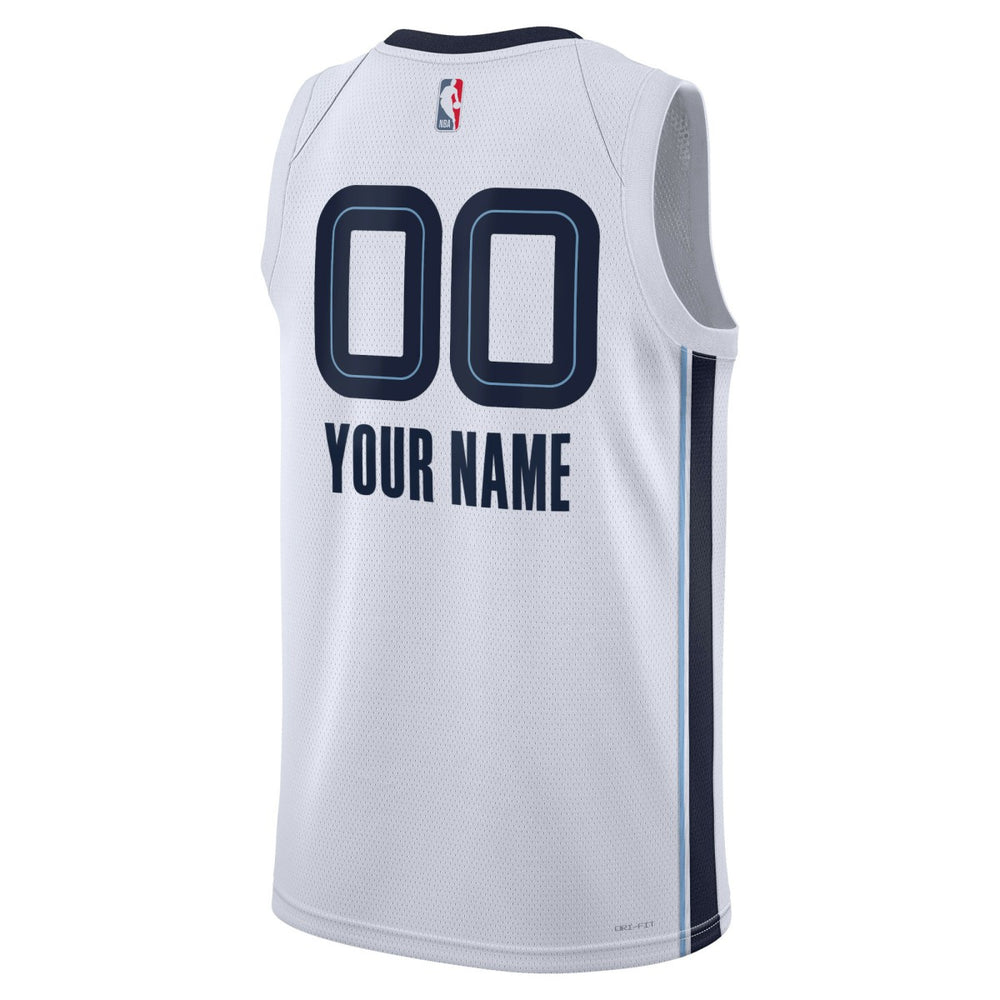 Nike Memphis Grizzlies Unisex Swingman Custom Jersey White Association Edition