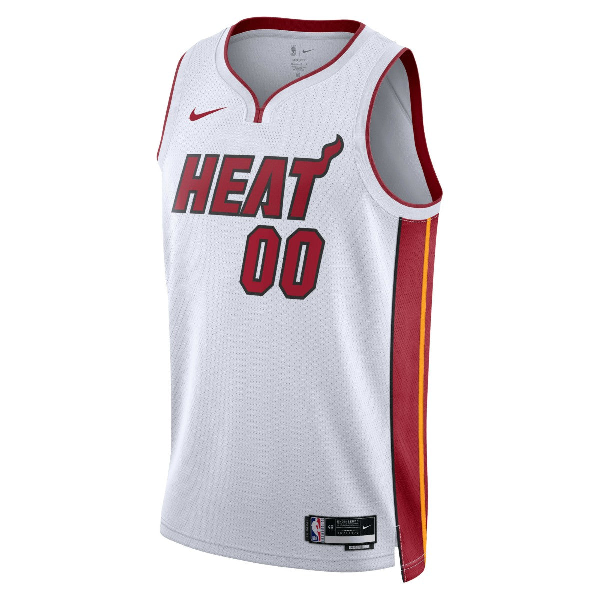 Nike Miami Heat Unisex Swingman Custom Jersey White Association Edition