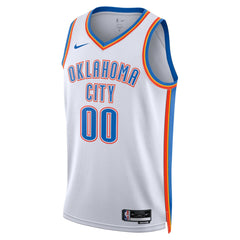 Nike Oklahoma City Thunder Unisex Swingman Custom Jersey White Association Edition