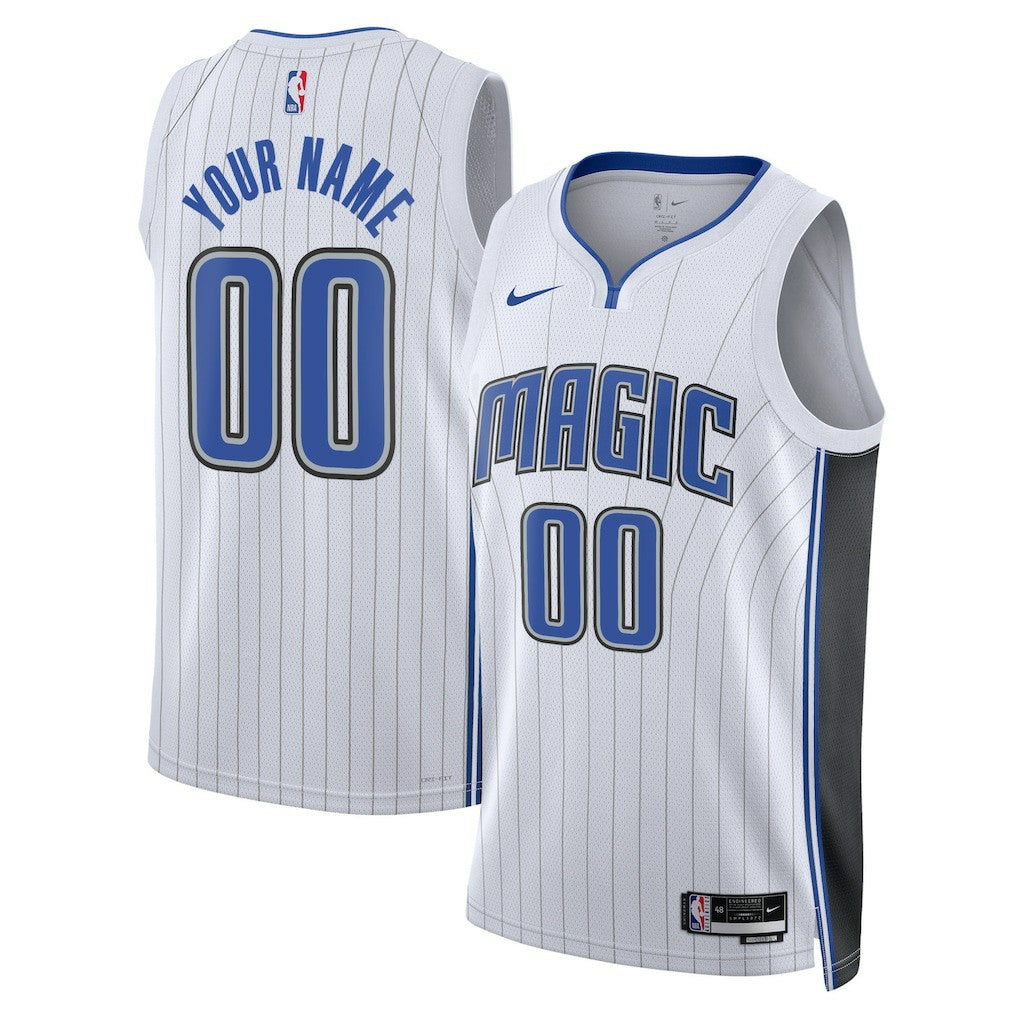 Nike Orlando Magic Unisex Swingman Custom Jersey White Association Edition