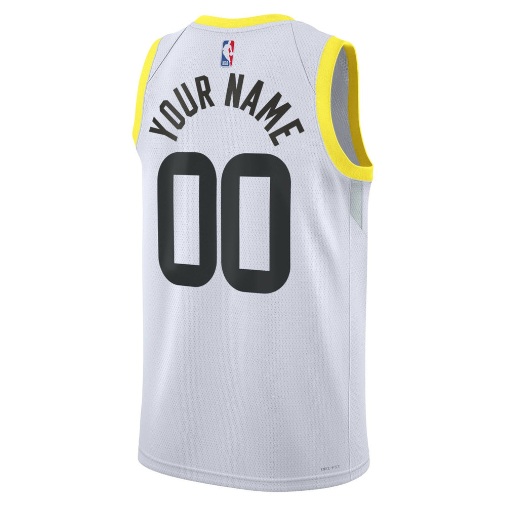 Nike Utah Jazz Unisex Swingman Custom Jersey White Association Edition