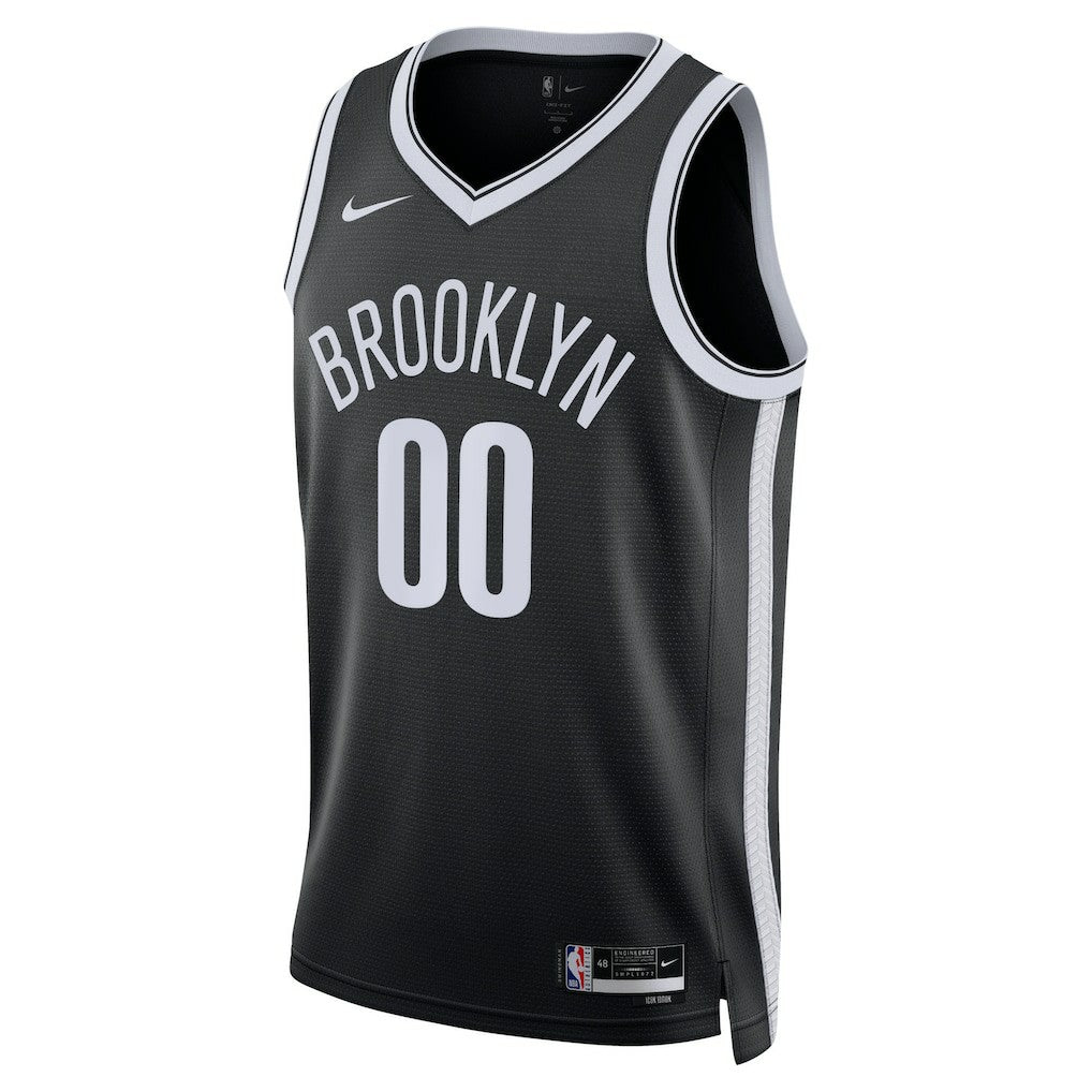 Nike Brooklyn Nets Unisex Swingman Custom Jersey Black Icon Edition