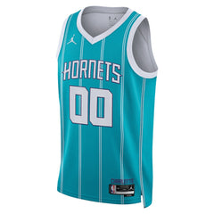 Charlotte Hornets Jordan Brand Unisex Swingman Custom Jersey Teal Icon Edition
