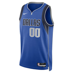 Nike Dallas Mavericks Unisex Swingman Custom Jersey Blue Icon Edition