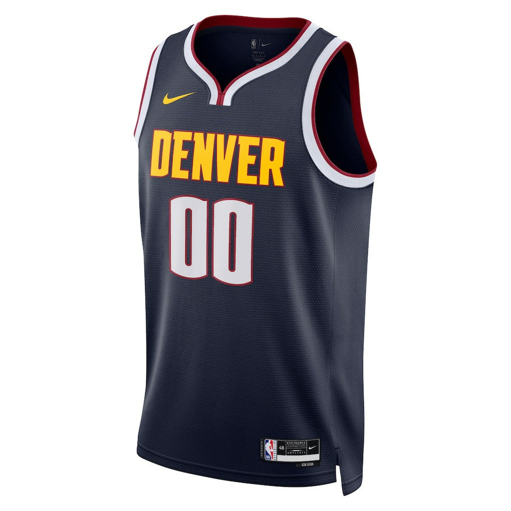 Nike Denver Nuggets Unisex Swingman Custom Jersey Navy Icon Edition