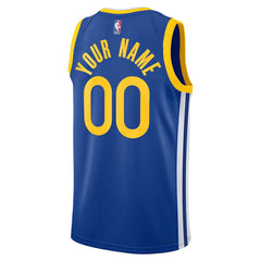 Nike Golden State Warriors Unisex Swingman Custom Jersey Royal Icon Edition