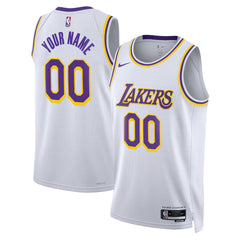 Nike Los Angeles Lakers Unisex Swingman Custom Jersey White Association Edition