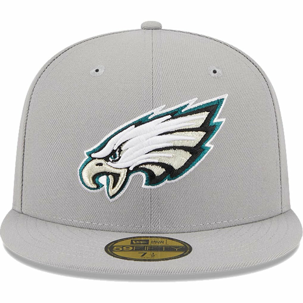 Philadelphia Eagles New Era Omaha 59FIFTY Fitted Hat - Gray - NFL