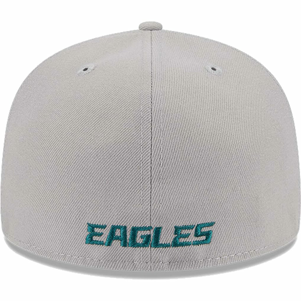 Philadelphia Eagles New Era Omaha 59FIFTY Fitted Hat - Gray - NFL
