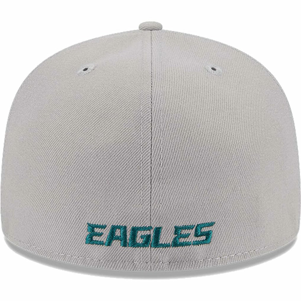 Philadelphia Eagles New Era Omaha 59FIFTY Fitted Hat - Gray - NFL