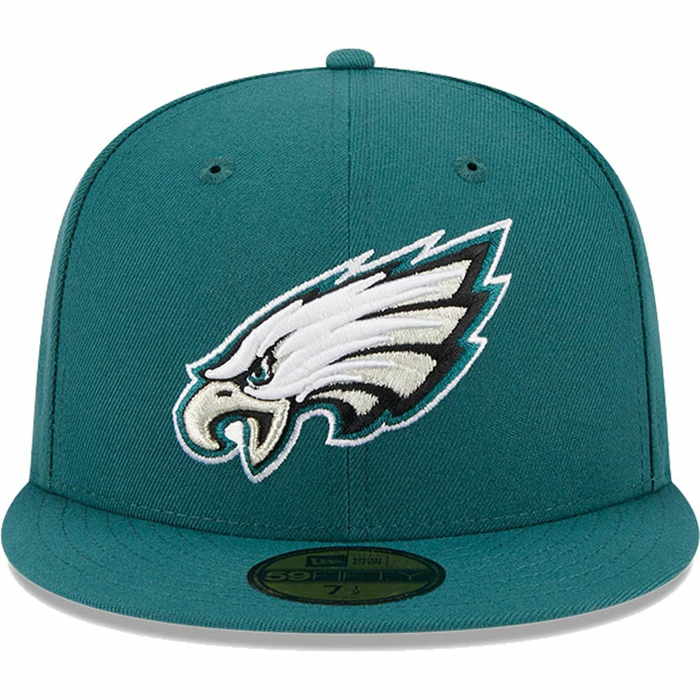 Philadelphia Eagles New Era Omaha 59FIFTY Fitted Hat - Midnight Green - NFL