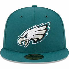 Philadelphia Eagles New Era Omaha 59FIFTY Fitted Hat - Midnight Green - NFL