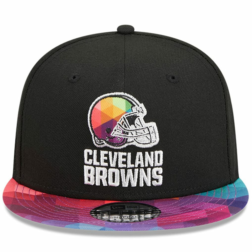 Cleveland Browns New Era 2023 NFL Crucial Catch 9FIFTY Snapback Hat - Black - NFL