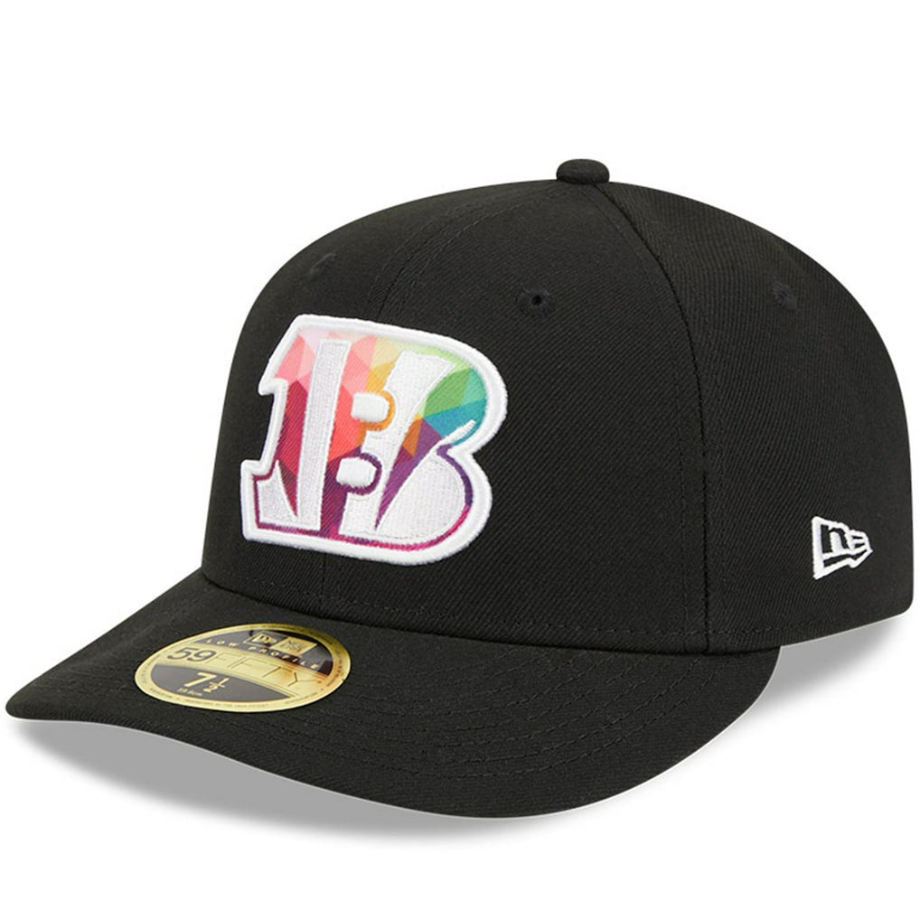 Cincinnati Bengals New Era 2023 NFL Crucial Catch Low Profile 59FIFTY Fitted Hat - Black - NFL