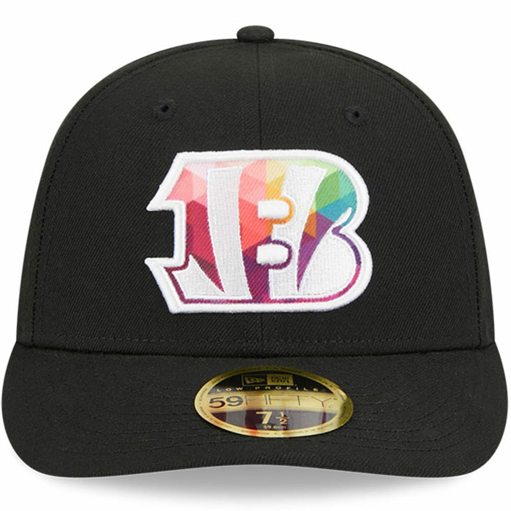 Cincinnati Bengals New Era 2023 NFL Crucial Catch Low Profile 59FIFTY Fitted Hat - Black - NFL