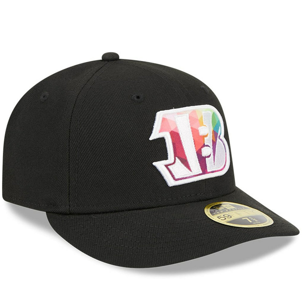 Cincinnati Bengals New Era 2023 NFL Crucial Catch Low Profile 59FIFTY Fitted Hat - Black - NFL