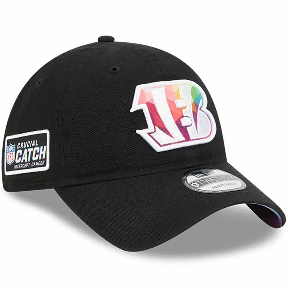 Cincinnati Bengals New Era 2023 NFL Crucial Catch 9TWENTY Adjustable Hat - Black - NFL
