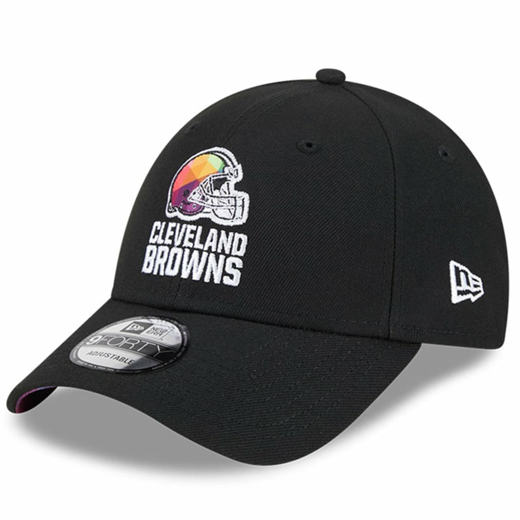 Cleveland Browns New Era 2023 NFL Crucial Catch 9FORTY Adjustable Hat - Black - NFL