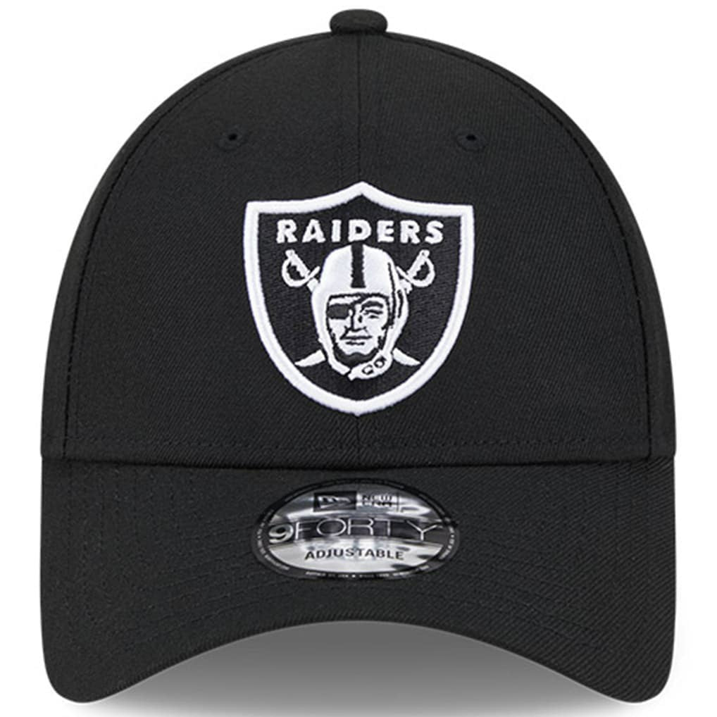 Las Vegas Raiders New Era 2023 NFL Crucial Catch 9FORTY Adjustable Hat - Black - NFL