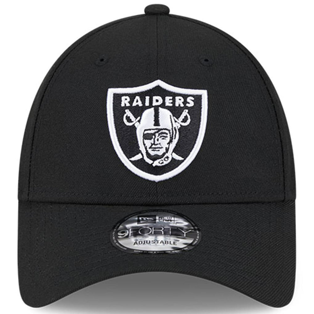 Las Vegas Raiders New Era 2023 NFL Crucial Catch 9FORTY Adjustable Hat - Black - NFL