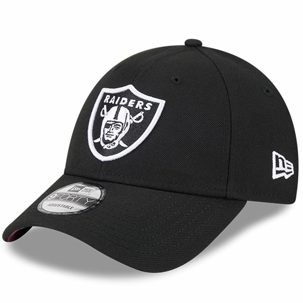 Las Vegas Raiders New Era 2023 NFL Crucial Catch 9FORTY Adjustable Hat - Black - NFL