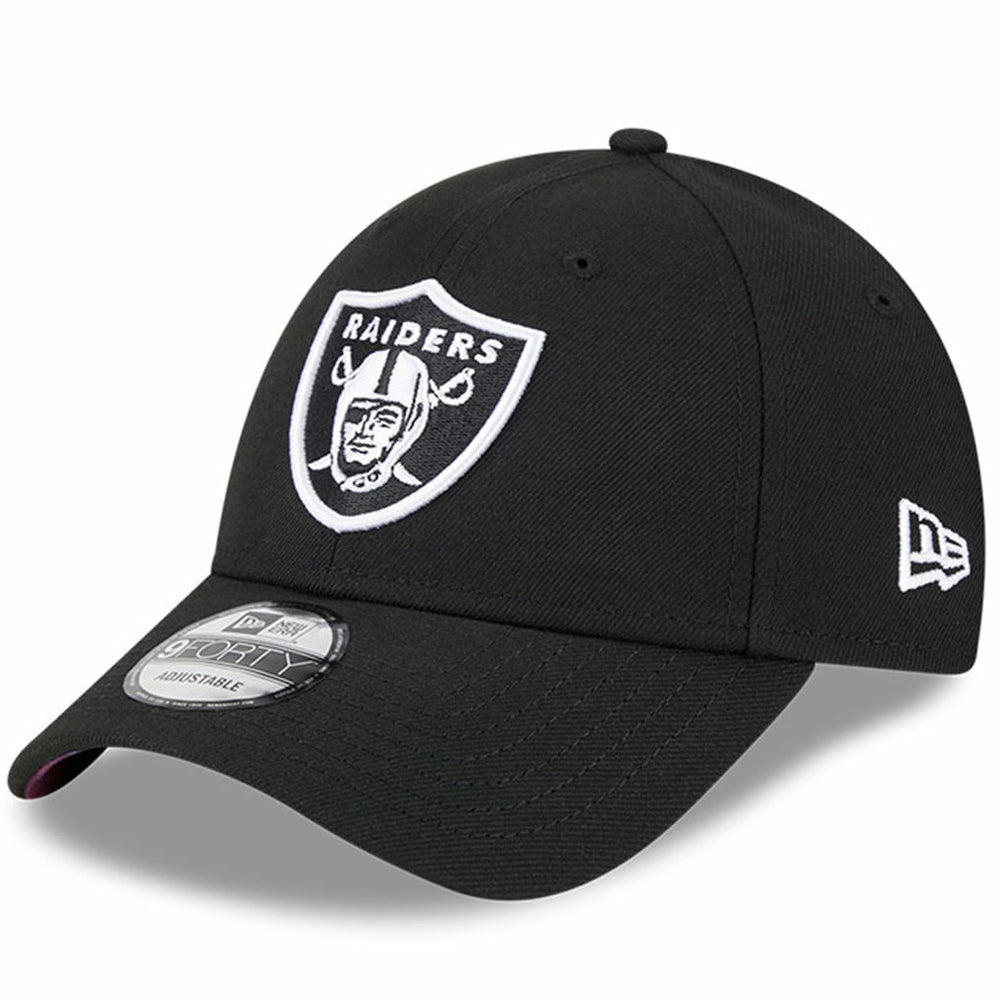 Las Vegas Raiders New Era 2023 NFL Crucial Catch 9FORTY Adjustable Hat - Black - NFL