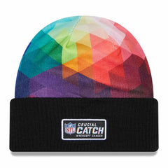 Chicago Bears New Era 2023 NFL Crucial Catch Cuffed Knit Hat - Black - NFL