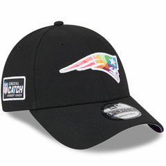 New England Patriots New Era 2023 NFL Crucial Catch 9FORTY Adjustable Hat - Black - NFL