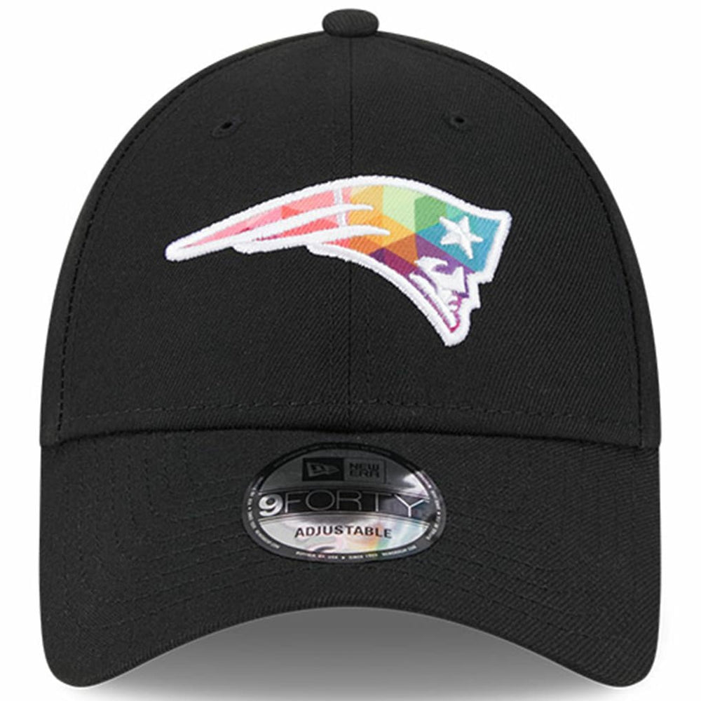 New England Patriots New Era 2023 NFL Crucial Catch 9FORTY Adjustable Hat - Black - NFL
